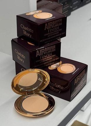 Пресована пудра для обличчя charlotte tilbury mini airbrush flawless finish setting - 2 medium