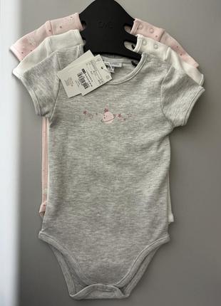 Бодик для девочки 12-18 месяцев (80). набор бодиков.