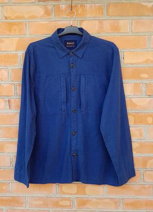 Barbour national trust bempton sand linen cotton overshirt куртка рубашка льняная оригинал (xl)