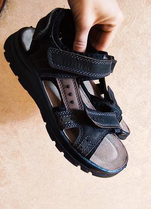 41 р. сандалі woodstone шкіра