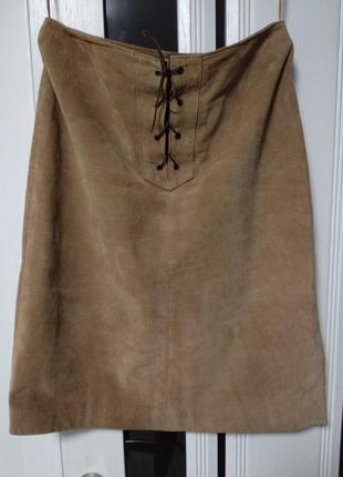Замшевая юбка