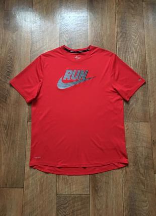 Футболка для бега nike run dri fit