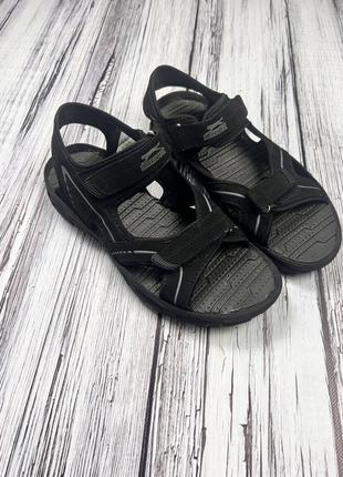 Slazenger черные сандали оригинал 46 размер босоножки мужские