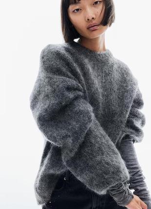 Светр oversize з домішкою мохеру