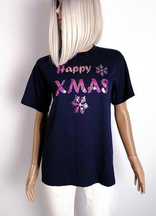 Тематична бавовняна футболка happy christmas
від russell