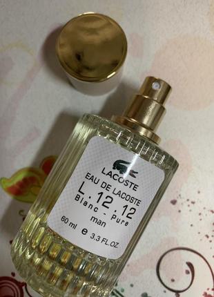 Парфум чоловічий 740cfa001602h lacoste eau de l.12.12 blanc-pure 60 мл2 фото