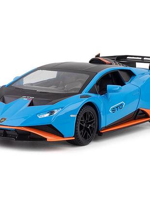 Машинка моделька lamborghini huracan sto металева іграшка 1:24