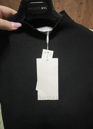 Платье миди в рубчик от bershka новое3 фото