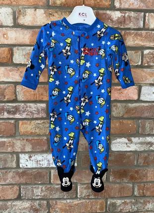 Чудовий флісовий чоловічок на 12-18 міс зріст 86 см