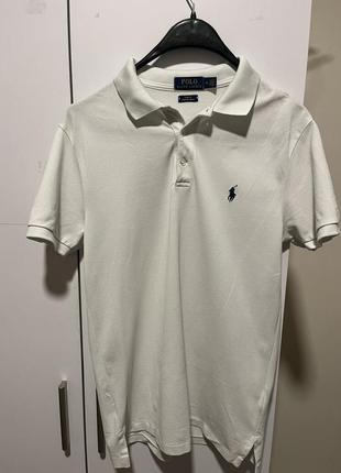 Белая футболка polo ralph lauren (m) original