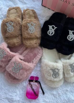 Жіночі тапочки 🎀victoria’s secret 🫧