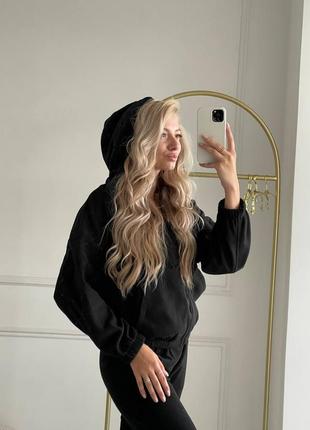 Теплый флисовый костюм xs,s,m,l беж черный и мягко