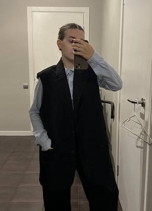 Женский жилет оверсайз h&m