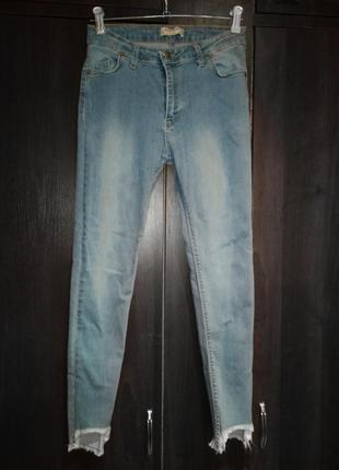 Женские зауженные джинсы с высокой посадкой legend jeans, размер 28, 29 (смотрите параметры)