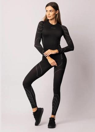 Термобелье женское spaio rapid womens set black/grey 48620