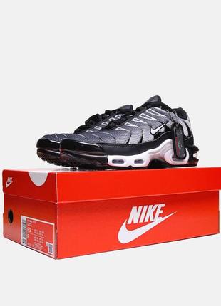 Кроссовки nike air max plus black white gradient’