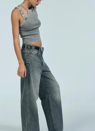 Джинси trf baggy balloon zara original spain