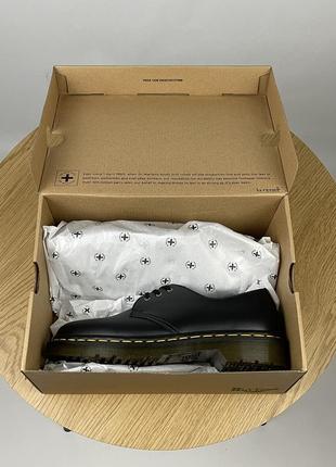 Туфли dr. martens 1461 vegan оригинал черные женские сапоги ботинки 14046001 7