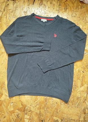 Коттоновый свитер светер u.s. polo assn