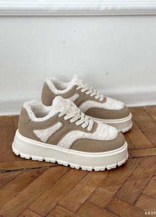 Код 9837 кросівки еко-шкіра утеплені
