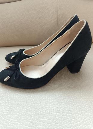 Туфли замшевые женские