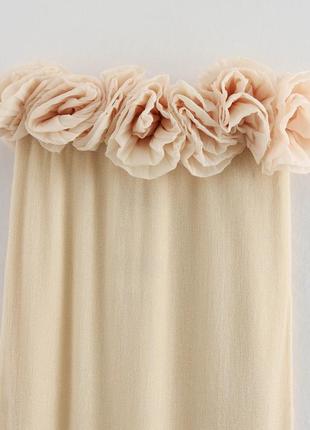 Витончена сукня з квітами в стилі зара8 фото