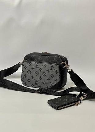 Мужская сумка мессенджер louis vuitton 3 в 1
