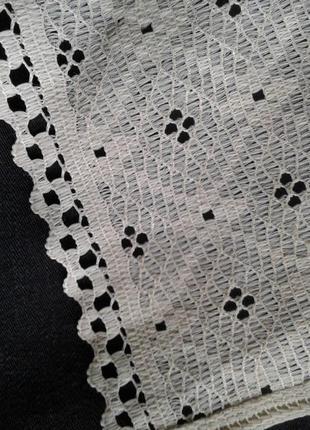 Вінтажні однотонні кремові тюлеві шторки фіранки на кухню на підлогу вікна пишноти