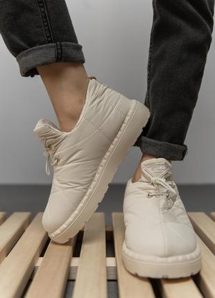 Жіночі дутики down beige