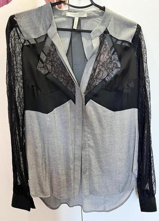 Рубашка с кружевом