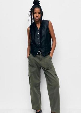 Жилет шкірзам h&m 2