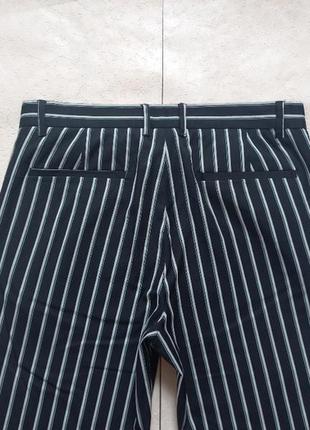 Брендовые зауженные штаны брюки с высокой талией bershka, 44 pазмер.2 фото