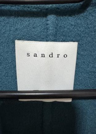 Шерстяное пальто sandro2 фото
