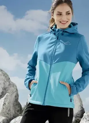 Женская спортивная куртка с капюшоном crivit softshell