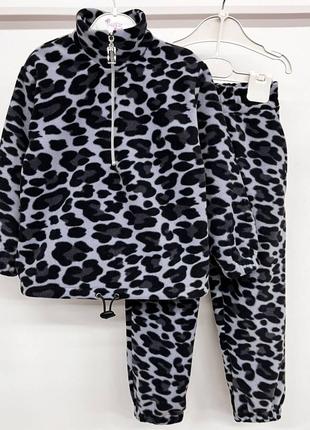 Костюм — двійка дитячий підлітковий, спортивний, теплий, графіт