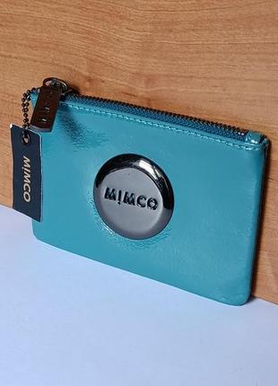 Брендовая кожаная мини сумочка, кошелек mimco