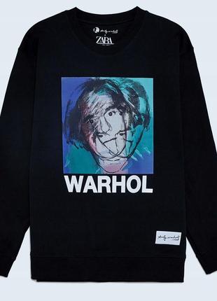Свитшот с портретом andy bb7603 x zara rare