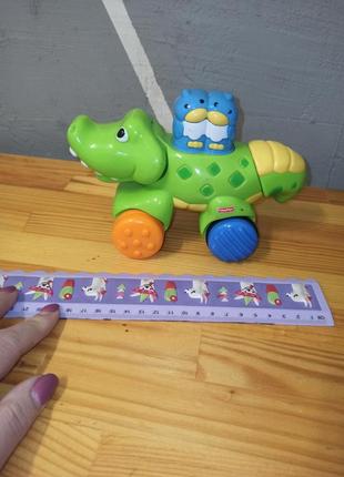 Инерционная игрушка fisher price крокодил4 фото