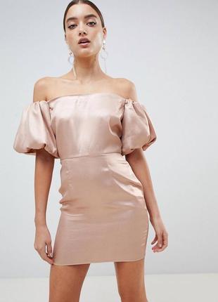 Платье missguided с пышными рукавами