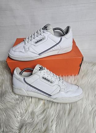 Шкіряні кросівки adidas continental 45 розмір