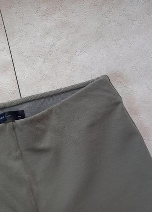 Брендовые плотные леггинсы штаны скинни c высокой талией hallhuber, 16 размер.4 фото