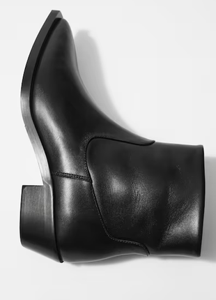 Кожаные ботильоны с острым носком & other stories 1224304001