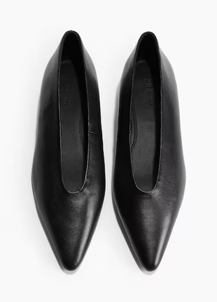 Кожаные балетки h&m premium selection 1239861001