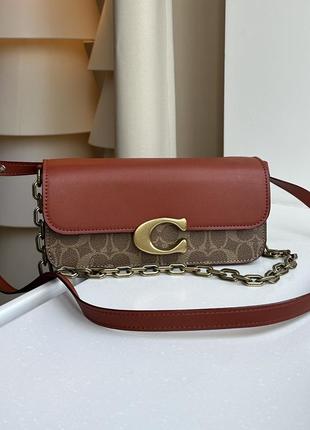 Шкіряна сумка через плече в канві co