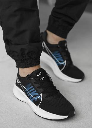 Мужские кроссовки nike к3 пена черные сетка7 фото