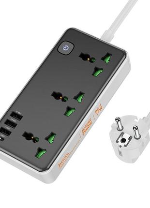 Мережевий подовжувач hoco ac7a 1c3a 1.5m