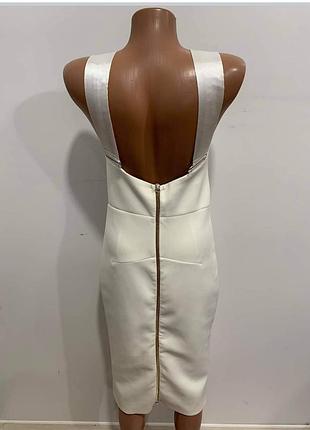 Белое стильное женское  платице 4р.(смотрите замеры). лот ш67. распродажа!