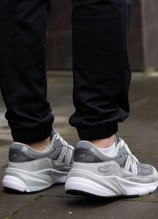 Чоловічі кросівки new balance 990v6 grey white4 фото