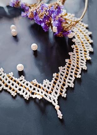 Намисто-силянка "королева анна"