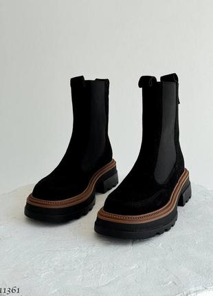 Зимние челси женские